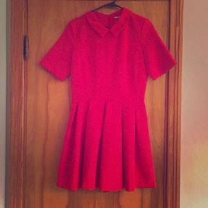 Red vintage inspired romper